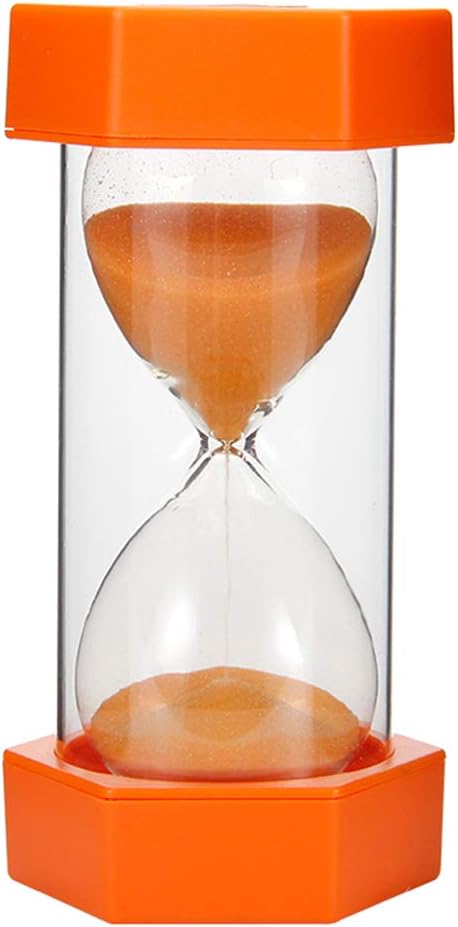 jiashemeng Sand Timer for Kids, Hourglass sand timers 5/15/30min, Kitchen Timer Child Game Toy Random Colour 5 Minutes